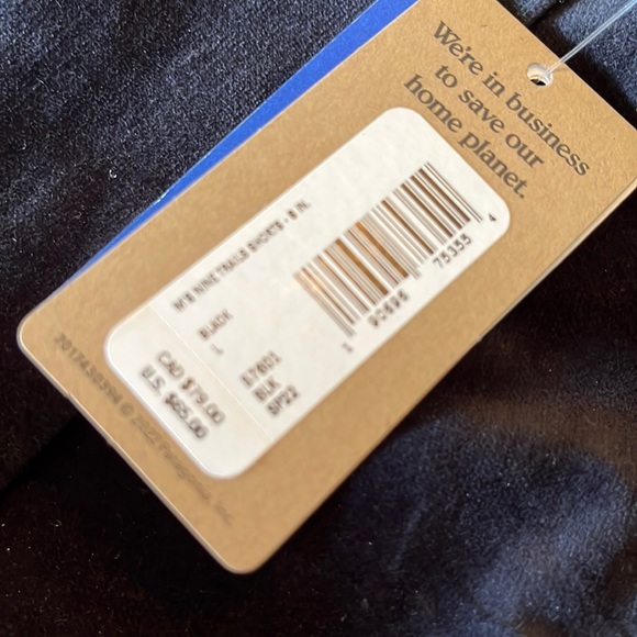 PATAGONIA size Large Board Short Swim Trunk Classic Black Lined Pockets $69 NEW - Picture 10 of 16